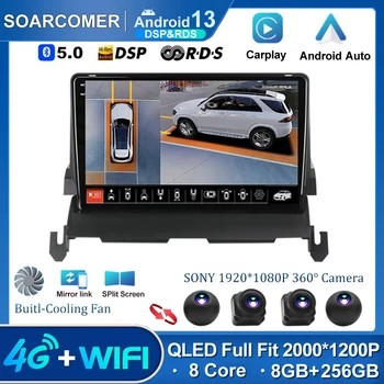 Автомагнитола Android 13 за Dodge Journey 2009 - 2012 Мултимедиен плейър GPS Навигация на Iphone Carplay DSP SWC Безжичен 360