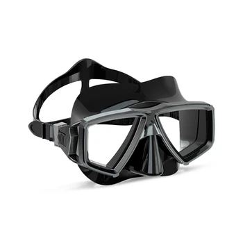 Цельнокроеные Силиконови Очила за гмуркане, Защита за носа, за Защита на очите, Стоки за спорт на открито, Черен