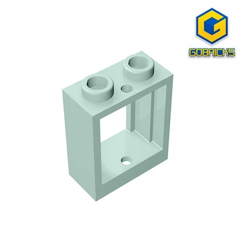 Gobricks GDS-783 РАМКА 1X2X2 - прозорец 1x2x2, съвместима с детски играчки lego 60592, събира строителни блокове на Технически характеристики