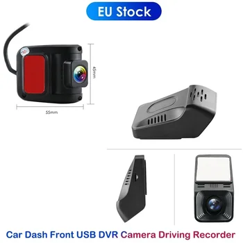 Предната USB видео рекордер на арматурното табло на автомобила, видео рекордер за шофиране, нощен версия 1080P, цифрово видео за Android, GPS-плейър, аудио, Гласова аларма, стерео