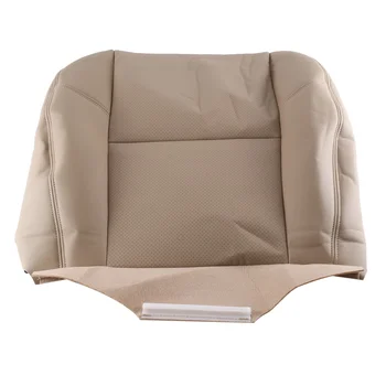 Възглавница седалка от изкуствена кожа отпред от страна на водача, долна капачка на седалката за Cadillac Escalade 2007-2014, бежов