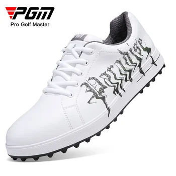 PGM Мъжки Обувки За голф Със Защитата От странично приплъзване, Водоустойчив Мъжки Ежедневни Обувки, Мъжки Спортни Обувки, Износоустойчиви XZ292