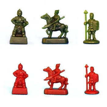 52 бр./компл. Миниатюрна фигура 1: 120 Пет древни войници Wargame Модел за строителни комплекти играчка