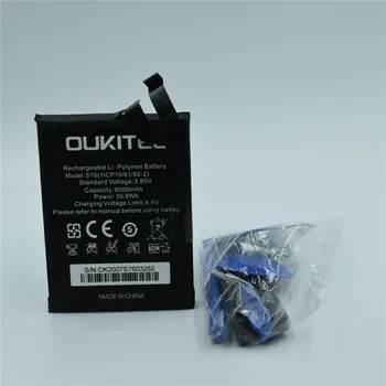 На склад новата дата на производство батерията OUKITEL WP7 5000 ма Дълго време на очаквания с голям капацитет на батерията OUKITEL S76