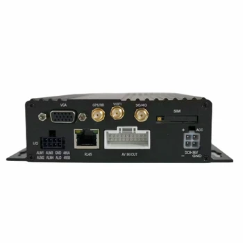 4-канален мобилен видеорекордер за автомобил H. 264 Двойна SD-карта MDVR Поддръжка на 4G GPS WIFI