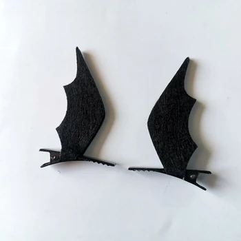 Щипки за коса на Хелоуин Украса за коса във формата на Крило на Дявола Аксесоари за cosplay Директен доставка