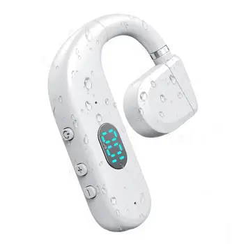 Безжична Слушалка е С Едно Ухо Спортни Слушалки Безжична Отворено Ухо 5.3 HIFI Звук Хендсфри С Led Дисплей Слушалки За Бизнес