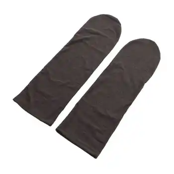 2 елемента Спални Чорапи-Меки Еластични Затопляне Дишащи Тънки Сиви Дълги Чорапи За Спане на Възрастните Хора през Зимата