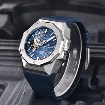 2023 Нови мъжки автоматичен часовник PAGANI DESIGN 42 мм, Япония, механичен механизъм NH39, сапфирен кристал, водоустойчив ръчен часовник 100 м