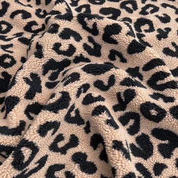 Леопардовый кашмир агне, плат от изкуствена кожа, Интегрирана плат от кожа и кадифе, Палто, пола, материал за дрехи