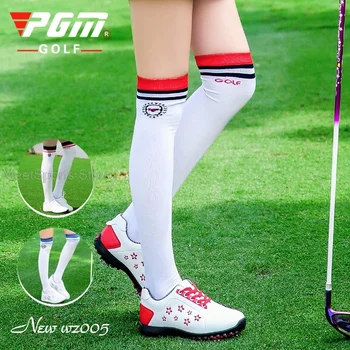 Дамски спортни дълги чорапи за активен отдих, абсорбиращи потта, чорапи за голф, женски, дишащи, за фитнес, джогинг, къмпинг, футболни чорапи