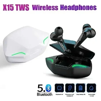 Слушалки X15Pro TWS Безжична Bluetooth Слушалка Bluetooth 5.2 Спортни Слушалки в ушите Водоустойчиви Слушалки