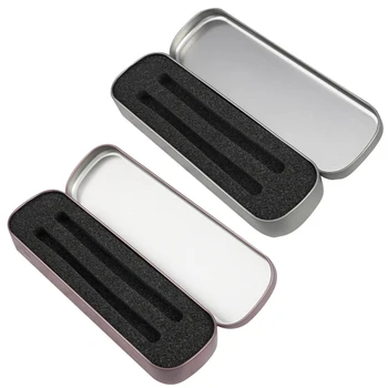 F3MA Малка метална кутия за писалки Колекция перьевых дръжки за своята практика с възглавница Mini loops Ti