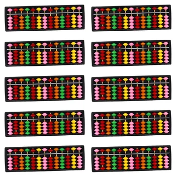 10X Преносим пластмасов сметка на Произволен инструмент за изчисляване на Abacus