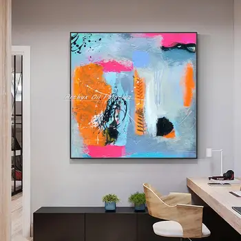 Arthyx, декоративно изкуство, картина за декорация на стените у дома, изработени ръчно, в съвременната абстрактна живопис с маслени бои върху платно, за всекидневната, домашен декор