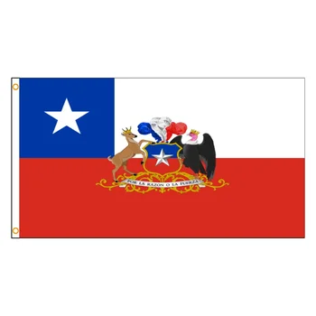 3x5 фута 90x150 см Президент на Чили Президентски стандартен флаг-офицер
