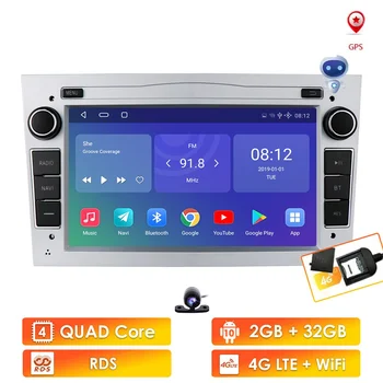 4G WIFI 2 Din Android 10 Автомобилен Мултимедиен GPS Navi радио за Opel Astra G H J Antara vectra c b Виваро astra H corsa c d zafira b