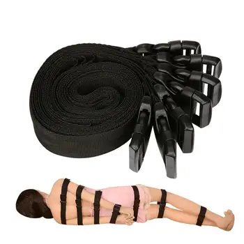 7ШТ за Запазване на ремъци за завързване на цялото тяло, зона за дисциплина на БДСМ, ръцете зад гърба, мебели за свързване, сексуална екзотични костюми, секс колан