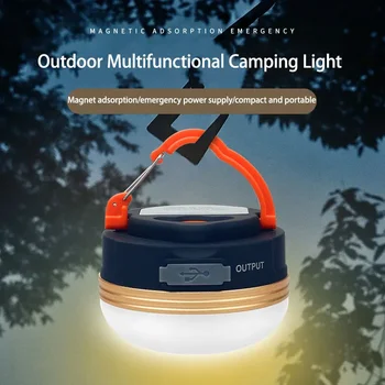 10 W Led Лампа за къмпинг, Палатки, Лампа 1800 mah, Преносими Къмпинг Светлини, Нощен Подвесная лампа за разходки, USB, Акумулаторна батерия