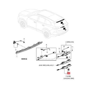 23390514 задната Камера за обратно виждане на автомобила Автомобилни Аксесоари за Chevrolet Equinox 2019 84676845