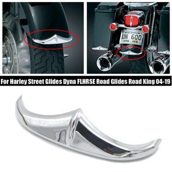 Хромиран калъф за акцентной тапицерия на предното крило на мотоциклет Harley Street Glides Dyna FLHRSE Road Glides Road King 04-19