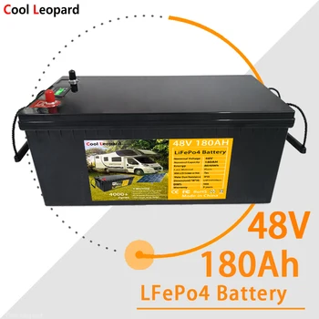 Литиево-желязо-фосфатный батерия 48V 180Ah LiFePO4 Вграден BMS /, Подходящи За АВТОБУСА И резервна система за производство на слънчева енергия