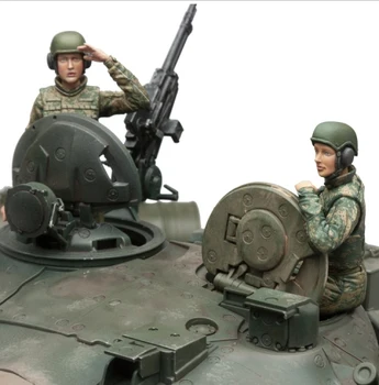 Неокрашенный комплект 1/16 120 мм руски жени-танкистки 120 мм фигурка от историческа смола миниатюрен гаражно набор от