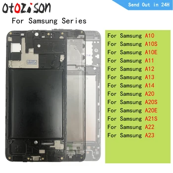 Корпус Средната Рамка LCD панел Bezel Панел на Шасито За Samsung Galaxy A10 A11 A12 A13 A14 A20 A21 A22 в а23 A20S A20E Средната Рамка