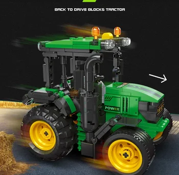 2023 City Creativity блок за трактора Технически Тухли за развитие на селските ферми Детски Играчки, Подарък за дете