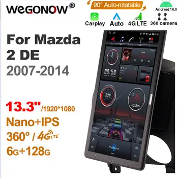 TS10 Android10.0 Собствено автомобилно радио на авточасти за Mazda 2 DE 2007-2014 с 13,3 