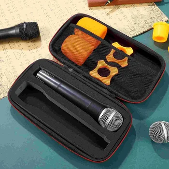 Чанта за съхранение на безжичен микрофон Ева, Удароустойчив преносим калъф с голям капацитет, чанта за носене при пътуване, къмпинг, бизнес