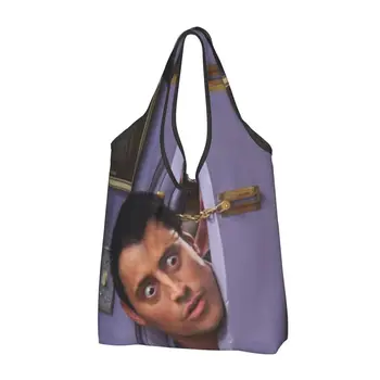 Множество забавни пазарска чанта Джоуи Tribbiani, дамски чанти-тоут, преносими чанти за пазаруване от класически тв-шоу 
