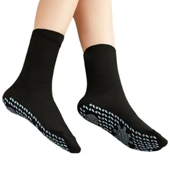 Зимните самонагревающиеся Медицински чорапи за ски Дамски спортни самонагревающиеся масажни Мъжки къси чорапи Удобни Топли Сокс