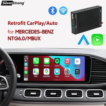 Безжична CarPlay за Mercedes NTG6.0 Android Авто W118 A180 A200 A45 A63 GLA CLA W176 B200 B180 W117 W213 W206 W222
