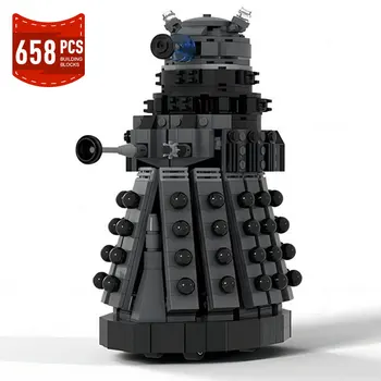 MOC Doctor Whoed Фигурки Робот Daleked Building Block Set Герой на Филма Kaledes MOC-22071 Модел Тухли Играчки Подаръци