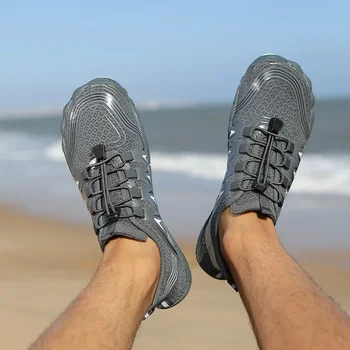 Спорт Плуване, Плаж, Гмуркане, Водни обувки с пет пръста Водни обувки с намеса на скоростта за фитнес в закрито Двойка да маршируват обувки